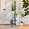 Summerfield Terrace Iron Spiral Staircase Plant Stand