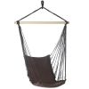 Accent Plus Dark Brown Recycled Cotton Garden Swing Chair