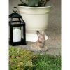 Accent Plus Stone-Look Bunny Garden Sculpture