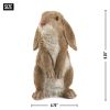 Accent Plus Curious Rabbit Garden Statue