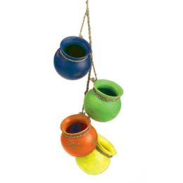 Accent Plus Southwestern Dangling Pots Decor