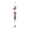 Accent Plus Butterfly and Heart Wind Chimes - 31.5 inches