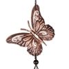 Accent Plus Butterfly and Heart Wind Chimes - 31.5 inches