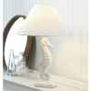 Accent Plus White Seahorse Table Lamp