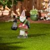 Accent Plus Gnome on Mushroom Solar Garden Light