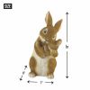 Accent Plus Mother and Baby Bunny Rabbit Bonding Time Figurine