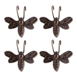 Accent Plus Bee Cast Iron Planter Pot Hanger Set