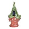 Accent Plus Leaf-Hat Gnome with Welcome Arrow Sign Solar Garden Light