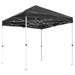 10X10ft EZ Pop Up Canopy Folding Gazebo/Black