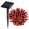 100LEDs Red Solar String Light