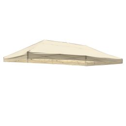 10X20ft EZ Pop Up Canopy Replacement Top/Beige