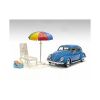 "Beach Girls" Accessories (Beach Chair and Beach Umbrella and Duffle Bag) for 1/24 Scale Models by American Diorama