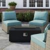 Living Source International Fiber Reinforced Concrete Outdoor Fire Pit Table