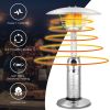 11; 000BTU Portable Tabletop Patio Stainless Steel Standing Propane Heater