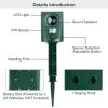 Ultrasonic Animal Repeller IP44 Waterproof Motion Sensor Repellent Outdoor Animal Deterrent with Flashing LED Light