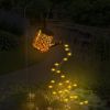 Solar Watering Can Powered String Light Hollow LED Watering Can Light Garden Fairy Decoration