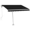 vidaXL Freestanding Automatic Awning 118.1"x98.4" Anthracite