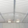 vidaXL Garden Shed 101.2" x 192.5" x 71.3" Metal Gray