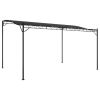 Canopy Anthracite 13.1'x9.8' 0.6 oz/ftÂ² Fabric and Steel