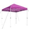 10X10ft EZ Pop Up Canopy Folding Gazebo/Vivid Viola