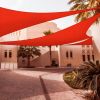 25' x 25' x 25' Triangle Sun Shade Sail/ Watermalon Red