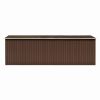 vidaXL Garden Shed 101.2" x 228.3" x 71.3" Metal Brown