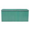 vidaXL Garden Shed 101.2"x154.3"x71.3" Metal Green