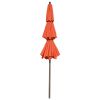 10Ft 3-Tiers Patio Umbrella Orange