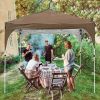 10X10ft Canopy Tent Brown