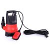 Submersible Water Pump (7500L/H) with 16.4ft High Lift and Thermal Overload Protection System for Fish Tank, Pond and Aquarium, Red XH