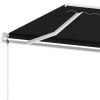 vidaXL Freestanding Automatic Awning 157.5"x118.1" Anthracite