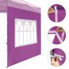 10x10ft EZ Canopy Gazebo With Windows 18-3339TPX Vivid Viola