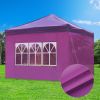 10x10ft EZ Canopy Gazebo With Windows 18-3339TPX Vivid Viola