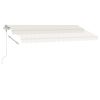 vidaXL Freestanding Automatic Awning 157.5"x118.1" Cream