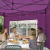 10x10ft EZ Canopy Gazebo With Windows 18-3339TPX Vivid Viola