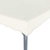 Gazebo 118.1"x118.1" Cream Aluminum