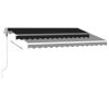 vidaXL Freestanding Automatic Awning 118.1"x98.4" Anthracite