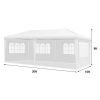 10 x 20 Feet Outdoor Party Wedding Canopy Tent with Removable Walls and Carry Bag