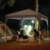 10X10ft Canopy Tent Brown