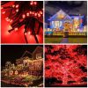 100LEDs Red Solar String Light