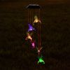 Hummingbird Solar LED Wind Chimes