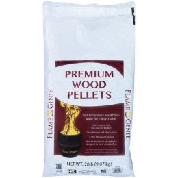 Flame Genie FG-P20 FG-P20 Premium Hardwood Pellets, 20 Lbs.