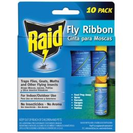 Raid FR10B-RAID Fly Ribbon, 10 pk