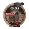 Flexzilla Colors SwivelGrip Garden Hose 5/8" x 50' 3/4" - 11 1/2 GHT Fittings Brown Mulch