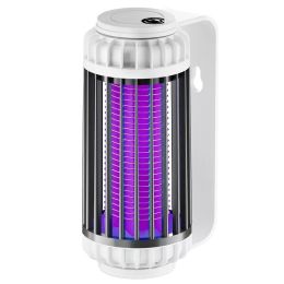 1pc Electric Rechargeable Photocatalytic Anti Mosquito Killer Lamp UV Bug Insect Trap Light Pest Control Repellent (Color: Incanus)