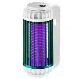 1pc Electric Rechargeable Photocatalytic Anti Mosquito Killer Lamp UV Bug Insect Trap Light Pest Control Repellent (Color: Atrovirens)