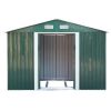 6.3' x 9.1' Outdoor Backyard Garden Metal Storage Shed for Utility Tool Storage