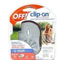 OFF Mosquito Clip-on FAN 2 refills included 1 pcs (Color: Grey)