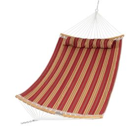 Beach Outdoor Yard Patio Portable Swing Hammock (Color: Red)