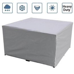 Waterproof Garden Patio Furniture Protection Cover Outdoor Table Rainproof Cover (size: 315*160*74cm/124"x63"x29" (LxWxH))